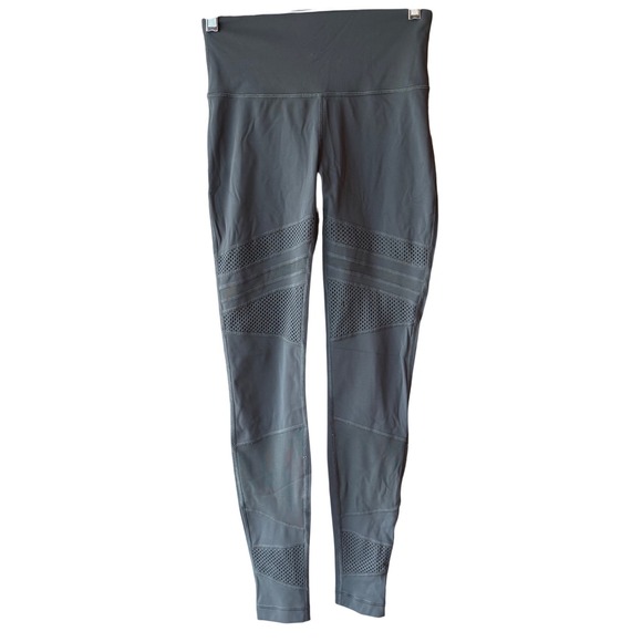 lululemon athletica Pants - Lululemon Wunder Under High Rise‎ Mix & Mesh 28" Melanite Leggings Size 6